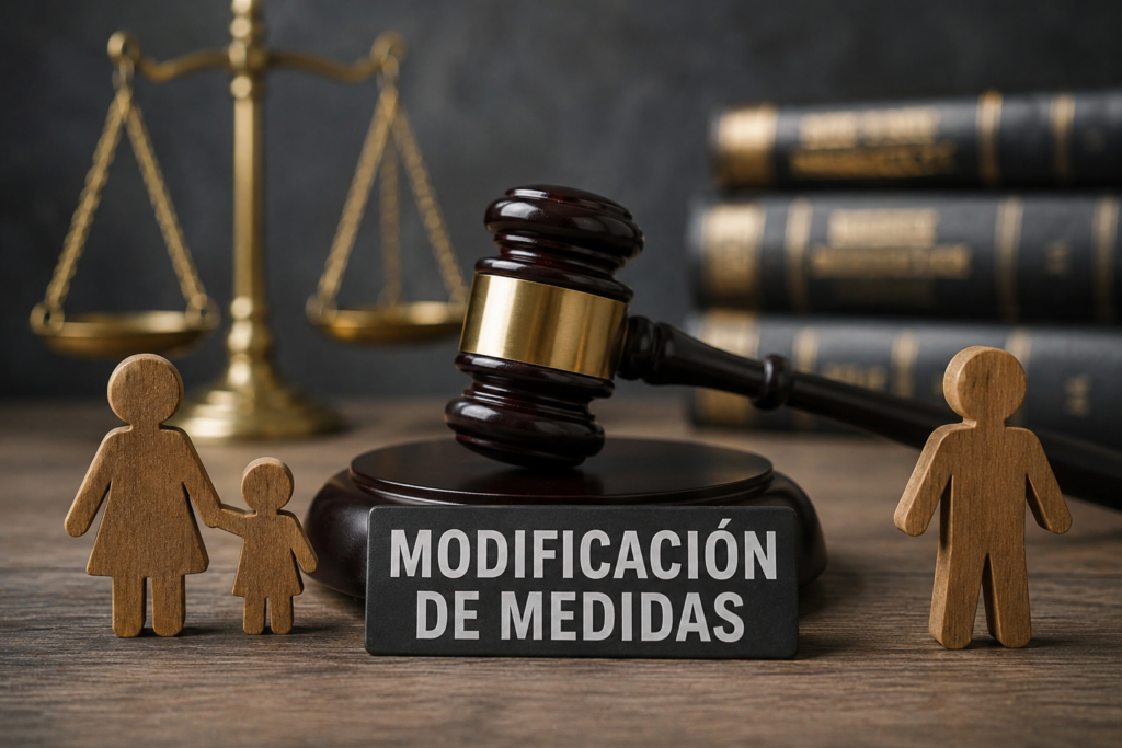 Modificación de medidas: requisitos y criterios del Tribunal Supremo