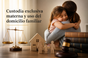 Custodia exclusiva materna y atribución del uso del domicilio familiar